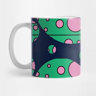 Modern Polka Dots - Bubblegum Mug